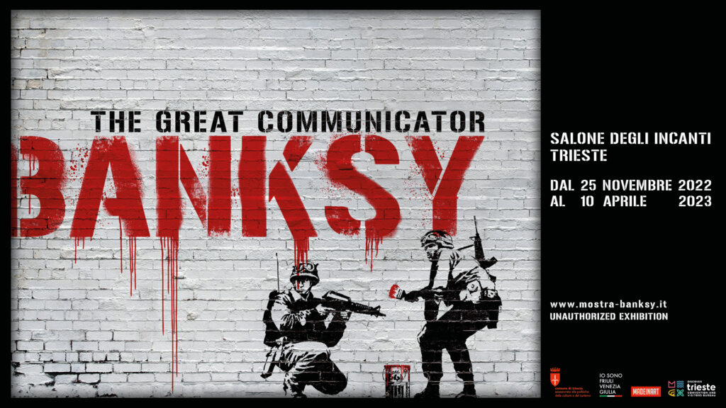 Banksy-The-Great-Communicator-DoubleTree-by-Hilton-Trieste